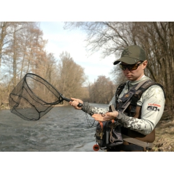 Podbierak spinningowy Delphin SHORX | 45 x 35 cm